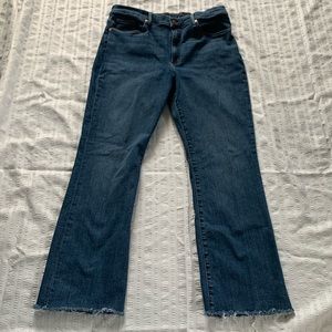 Banana Republic mid-rise crop flair premium denim sz.32L